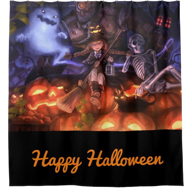 Happy Halloween Witch and Friends (Front)