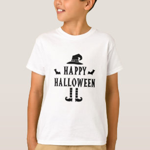 Happy Halloween Witch Bat Scary Costume T-Shirt