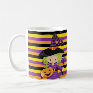 Happy halloween witch coffee mug