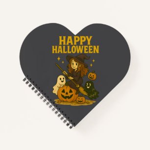 Happy Halloween Witch Notebook