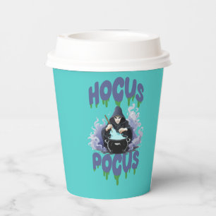 Happy Halloween Witch Stirring Their Potion Pot Paper Cups