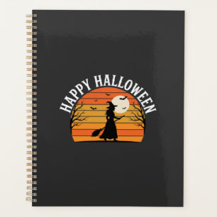 Happy Halloween Witch Sunset Design_1 Planner