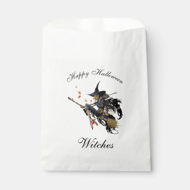 Happy Halloween Witches Favour Bag (Front)