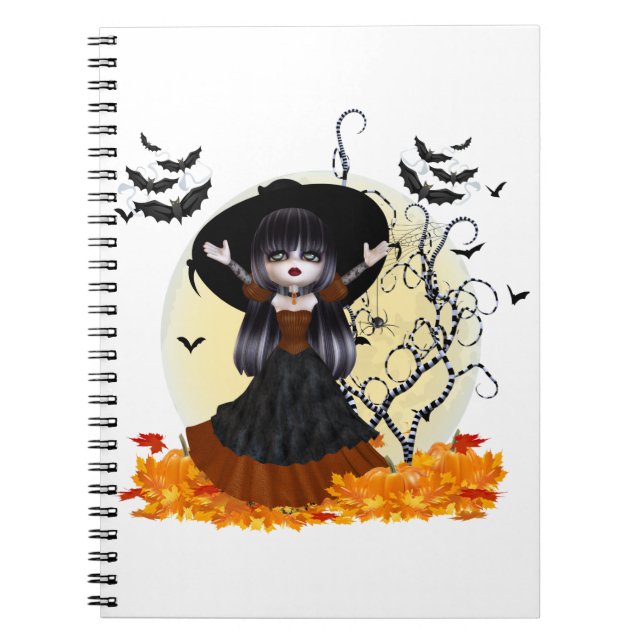 HAPPY HALLOWEEN WITCHES NOTEBOOK (Front)