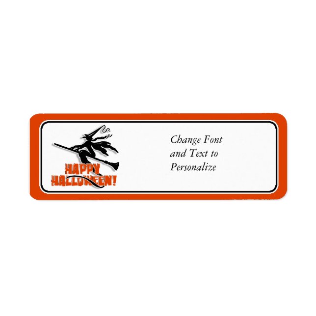 Happy Halloween Witchy Silhouette (Front)