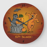 Happy Halloween with Cat Bat Dog and Spider