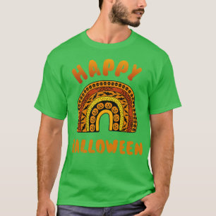 Happy halloween with cute rainbow for teachers and T-Shirt