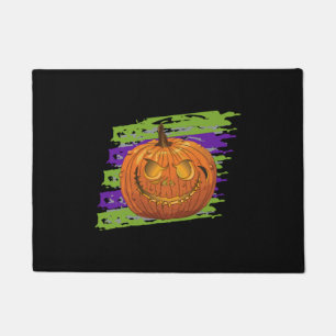 Happy Halloween Women's Halloween Pumpkin Face Doormat