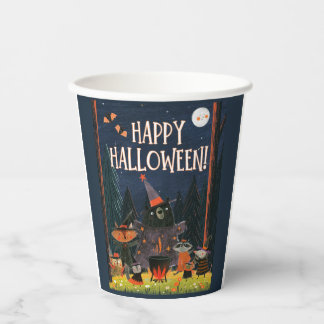Happy Halloween Woodland Witches Paper Cups