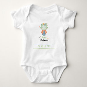 Happy Halloween Zombie Boy Custom Baby Bodysuit