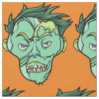 Happy Halloween Zombie Pattern Green Orange