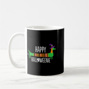 Happy Halloweenie Cute Viennese Dog Dachshund Coffee Mug