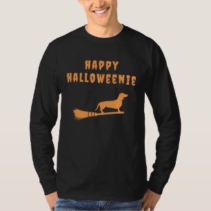 Happy Halloweenie Halloween Dachshund Doxie Weenie T-Shirt