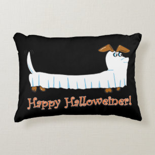Happy-Halloweiner Accent Pillow