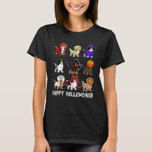 Happy Halloweiner Dachshund Dogs Happy Halloween C T-Shirt