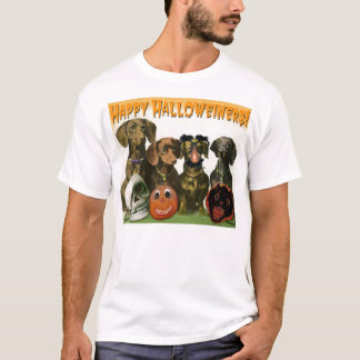 Happy Halloweiners - Dachshund Halloween T-shirt