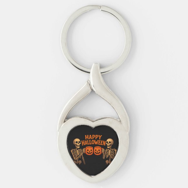HAPPY HALLOWEN KEYCHAIN (Front)