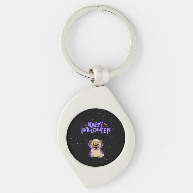 Happy Hallowen Keychain (Front)