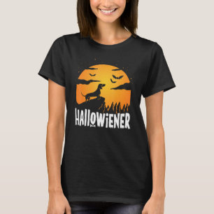 Happy Hallowiener Dachshund Halloween Weiner Dog T-Shirt