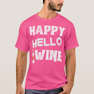 Happy Hallowine Halloween Costume for Wine Lover T-Shirt