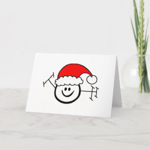 Happy Ham Santa Christmas Card