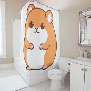 Happy Hamster Shower Curtain