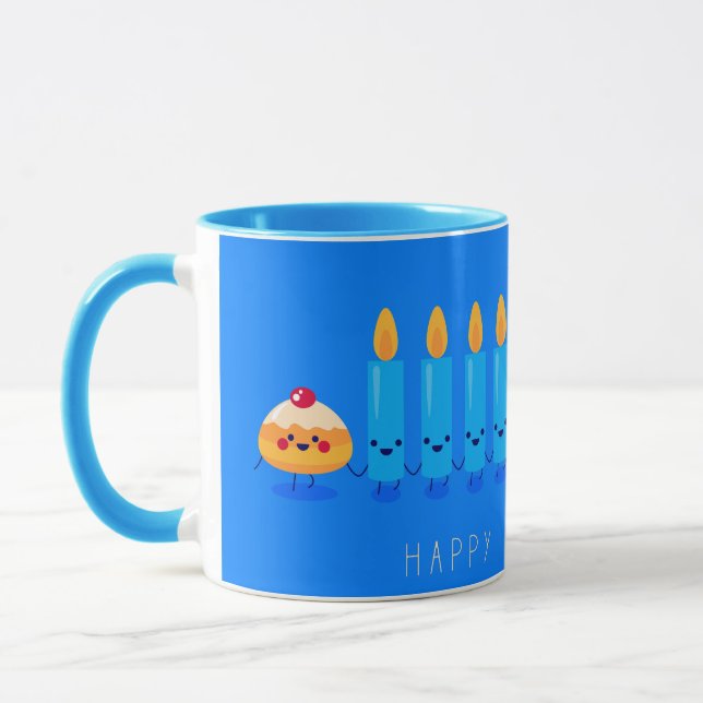 Happy Hannukah Mug (Left)
