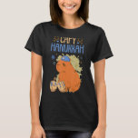 Happy Hanukkah 2022 Dreidel Menorah Capybara Capy  T-Shirt<br><div class="desc">Happy Hanukkah 2022 Dreidel Menorah Capybara Capy Hanukkah</div>