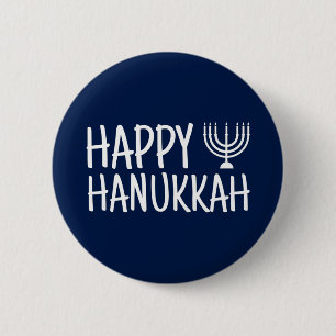 Happy Hanukkah 2 Inch Round Button