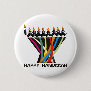 Happy Hanukkah 2 Inch Round Button