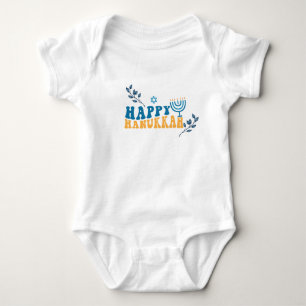 Happy Hanukkah Baby Bodysuit