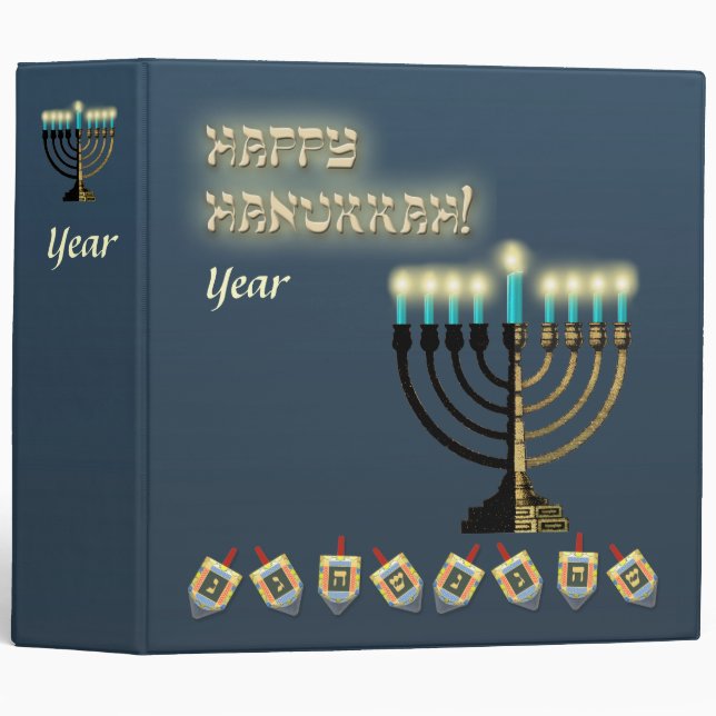 Happy Hanukkah Binder (Front/Spine)