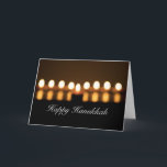 Happy Hanukkah Blank Greeting Card<br><div class="desc">Send your best wishes for the holiday with these blank cards featuring an original photograph from Captured Glimpses.</div>