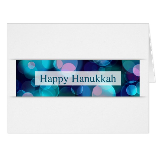 happy hanukkah (bokeh) (Front Horizontal)