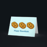 Happy Hanukkah Braided Challah Bread Chanukah Holiday Card<br><div class="desc">Cards feature an original marker illustration of a loaf of challah bread. Perfect for Hanukkah!

This Chanukah illustration is also available on other products. Don't see what you're looking for? Need help with customization? Contact Rebecca to have something designed just for you.</div>