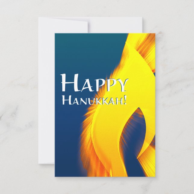 happy hanukkah (candleShine) Invitation (Front)