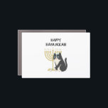 HAPPY HANUKKAH CAR MAGNET<br><div class="desc">christmas, chrismas, xmas, santa, sweater, ugly, uglyxmas16, funny, merry christmas, santa claus, ugly christmas sweater, animal, christmas gift, christmas sweater, filthy, funny christmas, griswold, </div>