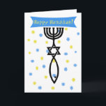 Happy Hanukkah Cards<br><div class="desc">the symbol for messianic Judaism.</div>