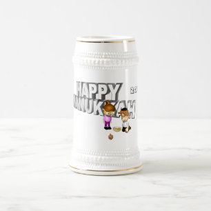 Happy Hanukkah Celebration - Beer Stein