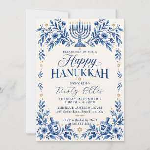 Happy Hanukkah Celebration Invitation