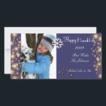 Happy Hanukkah, champagne bubbles photocards Holiday Card<br><div class="desc">Happy Hanukkah photocards.    Copyright © 2010 PixDezines.com and PixDezines on zazzle.com</div>
