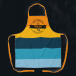 Happy Hanukkah Chanukah Apron with Hebrew<br><div class="desc">Make your favourite Chef smile this Hanukkah / Chanukah and brighten up the family party with our Hanukkah / Chanukah personalized modern Apron. Menorah, Dreidels, & Stars... Jewish Hanukkah Symbols- give this apron a professional branded look. All English text is editable! This upscale, hipster, look, is a great way to...</div>