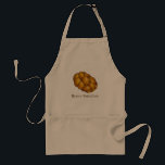 Happy Hanukkah Chanukah Challah Braided Bread Standard Apron<br><div class="desc">Apron features an original illustration of a loaf of challah bread. Perfect for Hanukkah!

Lots of additional illustrations are also available from this shop. Don't see what you're looking for? Need help with customization? Contact Rebecca to have something designed just for you!</div>