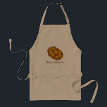 Happy Hanukkah Chanukah Challah Braided Bread Standard Apron<br><div class="desc">Apron features an original illustration of a loaf of challah bread. Perfect for Hanukkah!

Lots of additional illustrations are also available from this shop. Don't see what you're looking for? Need help with customization? Contact Rebecca to have something designed just for you!</div>