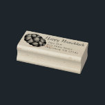 Happy Hanukkah Chanukah Challah Bread Loaf Address Rubber Stamp<br><div class="desc">Rubber stamp features an original marker illustration of a loaf of challah bread. Perfect for Hanukkah! Simply personalize with your address information.</div>