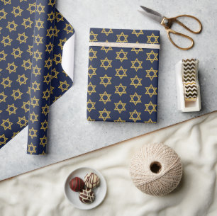 Happy Hanukkah Chanukah Holiday Wrapping Paper