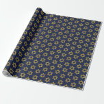 Happy Hanukkah Chanukah Holiday Wrapping Paper<br><div class="desc">Faux simulated gold foil design is incorporated in this design.You can find additional coordinating items in our "Happy Hanukkah Chanukah" collection.</div>