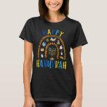 Happy Hanukkah Chanukah Rainbow Menorah Jewish Hol T-Shirt<br><div class="desc">Happy Hanukkah Chanukah Rainbow Menorah Jewish Holiday 13</div>