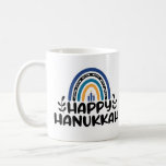 Happy Hanukkah Coffee Mug<br><div class="desc">Happy Hanukkah mug graphic design with candles to celebrate the Festival of Lights.</div>