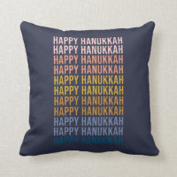 Happy Hanukkah Colourful Typgraphy Design